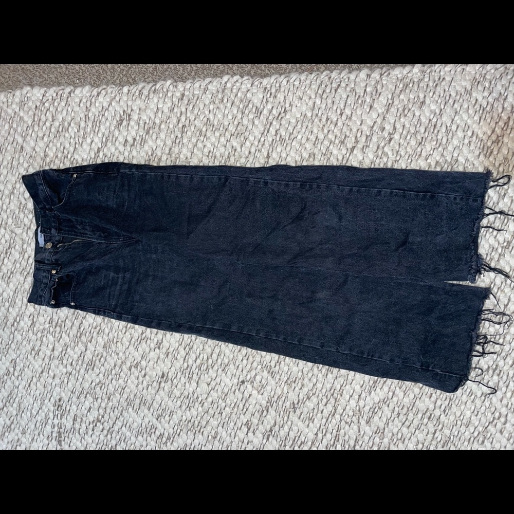 ADIKA WIDE LEG JEANS black